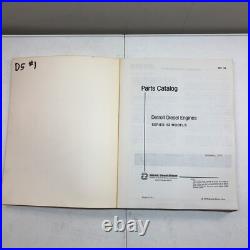 Detroit Diesel 53 Series 2-53 3-53 4-53 Engine Parts Catalog Manual COMPLETE SET