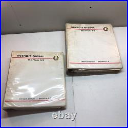 Detroit Diesel 53 Series Engine Service Repair Manual COMPLETE SET Sections 1-15 Detroit Diesel 53 Series Engine Service Repair Manual COMPLETE SET Sections 1-15