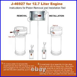 Detroit Diesel 60 Series 12.7L EGR Piston Ring Compressor Installer Tool J-46927