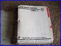 Detroit Diesel DDEC 2 II Series 60 Shop Service Repair Installation Manual