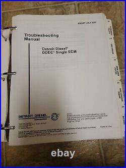 Detroit Diesel DDEC 3 4 III IV Series 60 Single ECM Shop Service Repair Manual
