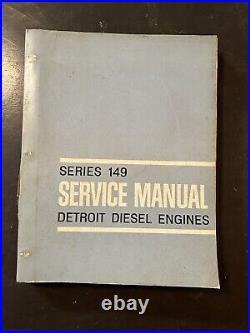 Detroit Diesel Engines Series 149 Service Manual 6SE285