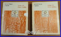 Detroit Diesel Engines Series 53 Parts Catalog. Books one & two