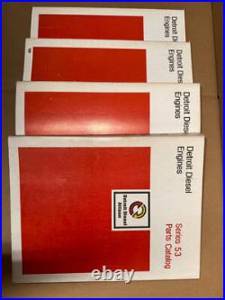 Detroit Diesel Engines, Series 53 Parts Catalog Manual, Books 1-4, 6SP124 1978