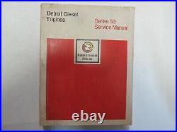 Detroit Diesel Engines Series 53 Service Repair Shop Manual FACTORY OEM