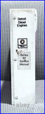 Detroit Diesel Engines Series 92 Service Manuals/Rockwell International Manuals Detroit Diesel Engines Series 92 Service Manuals/Rockwell International Manuals