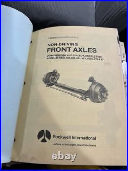 Detroit Diesel Engines Series 92 Service Manuals/Rockwell International Manuals Detroit Diesel Engines Series 92 Service Manuals/Rockwell International Manuals