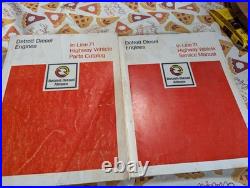 Detroit Diesel Inline 71 Series Service & Parts Manuals In-line