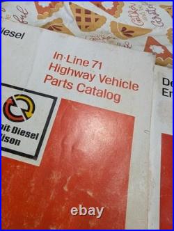 Detroit Diesel Inline 71 Series Service & Parts Manuals In-line