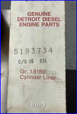 Detroit Diesel Liner, 71 Series. 020 Cylinder 5193734 Nos