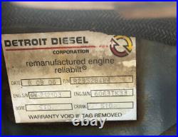 Detroit Diesel Model 6063tk33 60 Series Engine