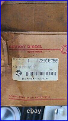 Detroit Diesel Piston Kit Series 60 Pn 23516780 Dome