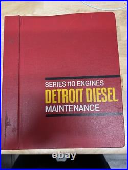 Detroit Diesel Series 110 Engine Factory Shop Service And Repair Manual New
