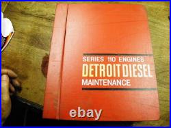 Detroit Diesel Series 110 Maintenance Service Manual