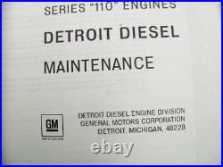 Detroit Diesel Series 110 Maintenance Service Manual