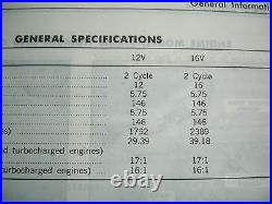 Detroit Diesel Series 149 Engines Factory Service Shop Overhaul Manual CLEAN'83 Detroit Diesel Series 149 Engines Factory Service Shop Overhaul Manual CLEAN'83