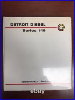 Detroit Diesel Series 149, Service Manual, Sections 1-15