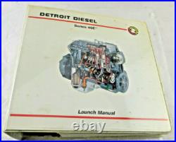 Detroit Diesel Series 40E Engine Launch Manual OEM Year 1998 Pre-owned Free Ship