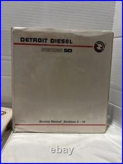 Detroit Diesel Series 50 Diesel Engine Shop Overhaul Service Manuals #PBC