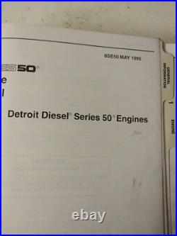 Detroit Diesel Series 50 Engine Factory Shop Service Repair Manual 8.5L 4 Stroke