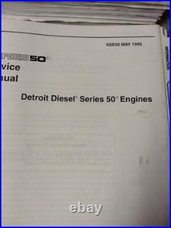 Detroit Diesel Series 50 Engine Factory Shop Service Repair Manual 8.5L 4 Stroke