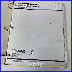 Detroit Diesel Series 53 253 353 453 653 Engine Service Repair Manual 6se202