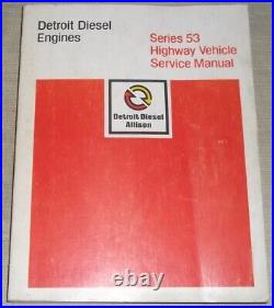 Detroit Diesel Series 53 253 353 453 653 Highway Engine Service Repair Manual