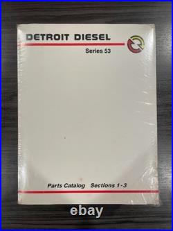 Detroit Diesel Series 53 Parts Catalog Sections 1-3 and 4-12 STILL IN PACKAGING