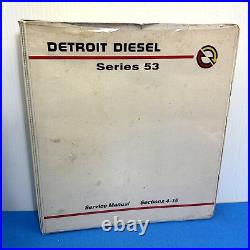 Detroit Diesel Series 53 Service Manuals 2 Vols. 6SE202 May 1990 1-3, 4-15
