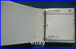 Detroit Diesel Series 53 Service manuals 2 binders sections1-3 sections4-15 good