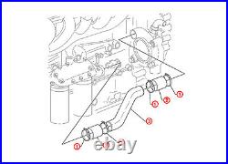 Detroit Diesel Series 60 12.7L & 14.0L Coolant Pipe Kit 23505899