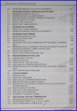 Detroit Diesel Series 60 Ddec V Engine Troubleshooting Guide Service Manual Book