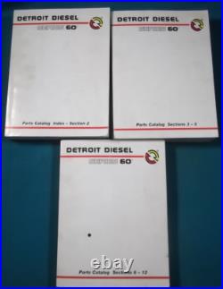 Detroit Diesel Series 60 Engine Parts Manual Book Catalog Books Set
