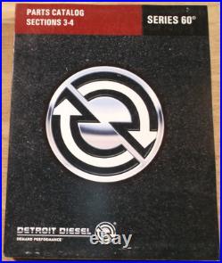 Detroit Diesel Series 60 Engine Parts Manual Book Catalog Books Set