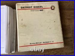 Detroit Diesel Series 60 Service Manual 1995 2 Volumes Sections 1-15 6SE483