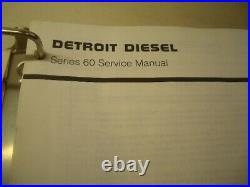 Detroit Diesel Series 60 Service Manual 6SE483 Sections 0 15 Box B