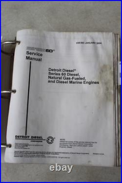 Detroit Diesel Series 60 Service Manuals (2004, 6SE483) Two Volumes 1-29 Detroit Diesel Series 60 Service Manuals (2004, 6SE483) Two Volumes 1-29