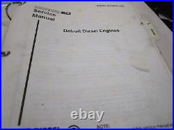 Detroit Diesel Series 60 Service Manuals Two Volume 1-29 Complete
