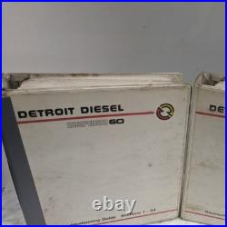 Detroit Diesel Series 60 Troubleshooting Guide Manual 1995 6se493 Complete Set