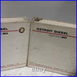 Detroit Diesel Series 60 Troubleshooting Guide Manual 1995 6se493 Complete Set