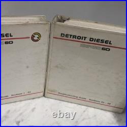 Detroit Diesel Series 60 Troubleshooting Guide Manual 1995 6se493 Complete Set