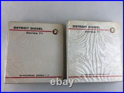 Detroit Diesel Series 71 Repair Manuals-set Of 2