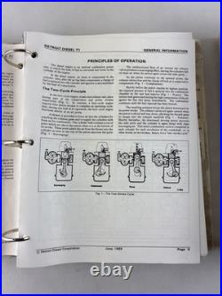 Detroit Diesel Series 71 Repair Manuals-set Of 2
