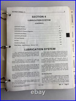 Detroit Diesel Series 71 Repair Manuals-set Of 2