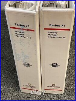 Detroit Diesel Series 71 Service Manual 2 Volume Set Missing Ch 10 & 11 Detroit Diesel Series 71 Service Manual 2 Volume Set Missing Ch 10 & 11