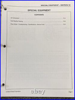 Detroit Diesel Series 71 Service Manual 2 Volume Set Missing Ch 10 & 11 Detroit Diesel Series 71 Service Manual 2 Volume Set Missing Ch 10 & 11
