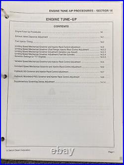 Detroit Diesel Series 71 Service Manual 2 Volume Set Missing Ch 10 & 11 Detroit Diesel Series 71 Service Manual 2 Volume Set Missing Ch 10 & 11
