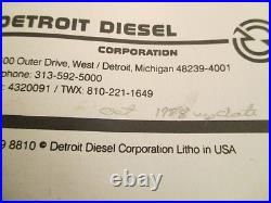 Detroit Diesel Series 92 Engine Service Repair Manual