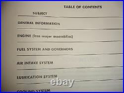 Detroit Diesel Series 92 Engines Factory Service Shop O'haul Manual Revised OEM