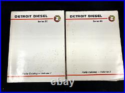 Detroit Diesel Series 92 Parts Manual Volumes 1 & 2, 1992